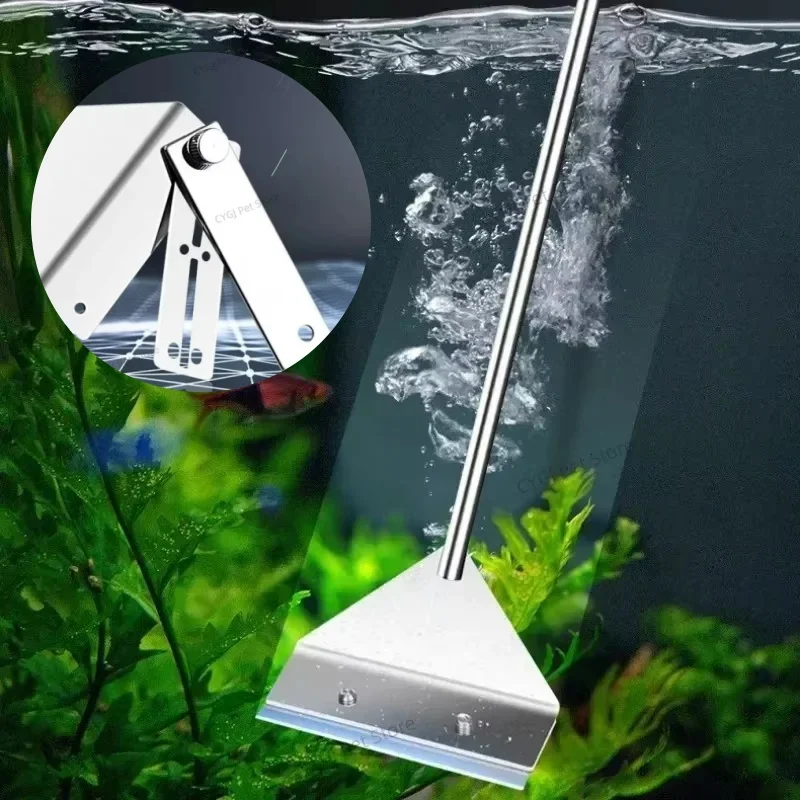 Algae Scraper Blade - 水槽クリーニングツールフラット砂藻類除去デュアルユースガラス藻類除去スクレーパー家庭用クリーニングツール水族館アクセサリー
