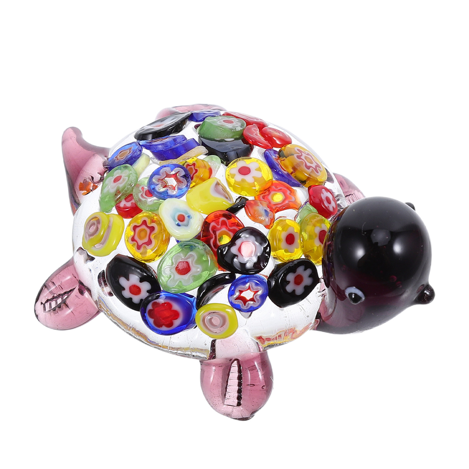 Aquarium Fish Japan - 1Pc かわいいガラスカメミニチュア置物日本スタイル漫画海の動物の装飾品水族館の水槽かわいい装飾アクセサリー