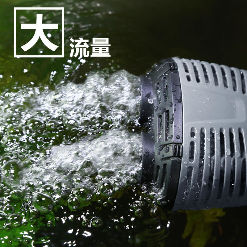 Powerhead Circulation Pump - シングル/ダブルヘッド水槽ウェーブメーカー水循環ポンプ水槽フローウェーブメーカーパワーヘッド（吸盤付き）
