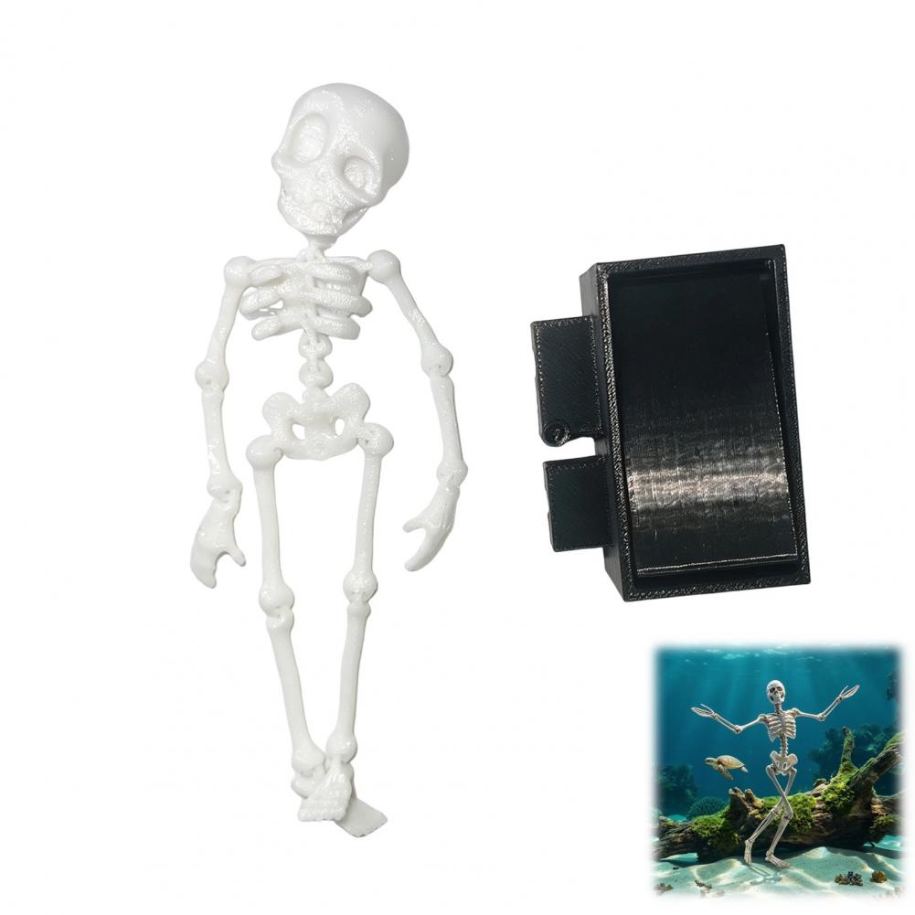 Aquarium Fish Unique - 水槽装飾品 アクアリウムバブラー オーナメント ダンシングスケルトン アクアリウムバブラー 水槽エアストーン