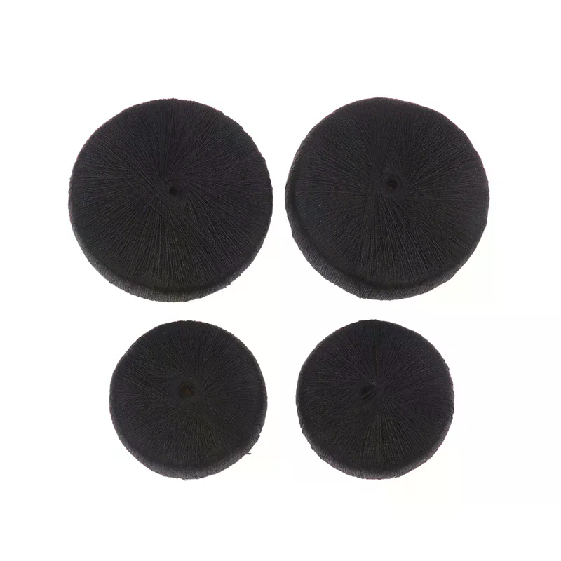 Aquarium Fish Black - 2 個黒水槽水草植栽栽培基質保護水生植物の根水族館装飾装飾ベース