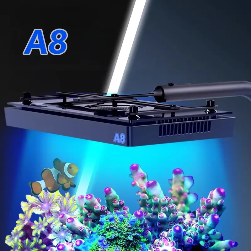 Aquarium Fish App - A8SE II Max Blue 240W WiFiアプリ制御可能