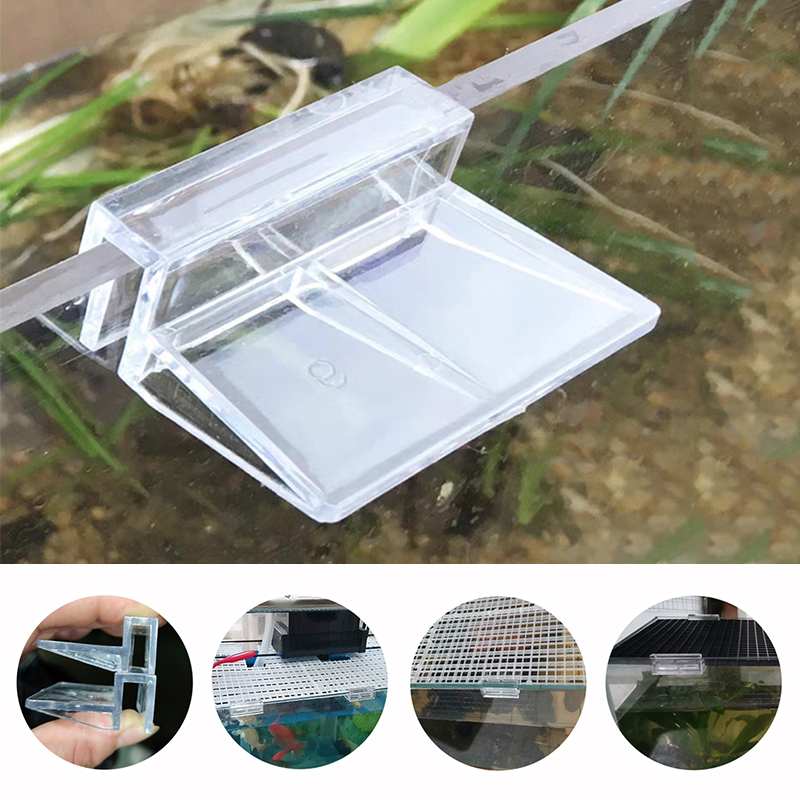 Aquarium Fish Lamp - 水槽アクリルクリップ、水族館蓋カバーブラケットホルダー棚ランプフィルターバレルラックサポート 5/6/8/10/12 ミリメートル水族館用品