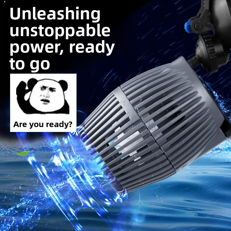 Powerhead Circulation Pump - JIALU 超静音ミニ水槽ウェーブメーカーポンプ 魚タンク循環パワーヘッド 吸盤＆マグネットベース付き