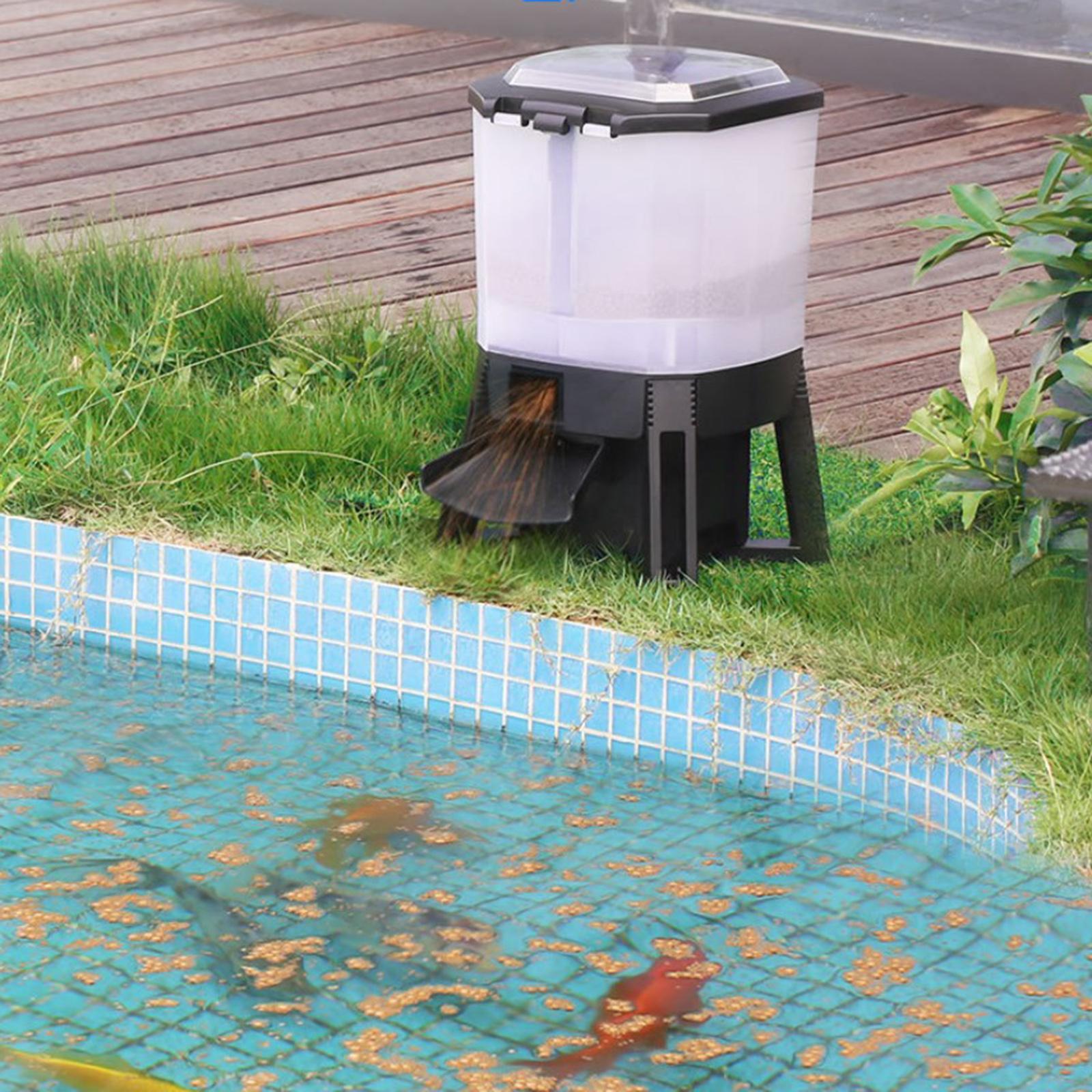 6L調整可能なソーラー自動水槽フィーダータイマー魚池デジタル - Aquarium Fish Feeder Automatic のレビューと価格