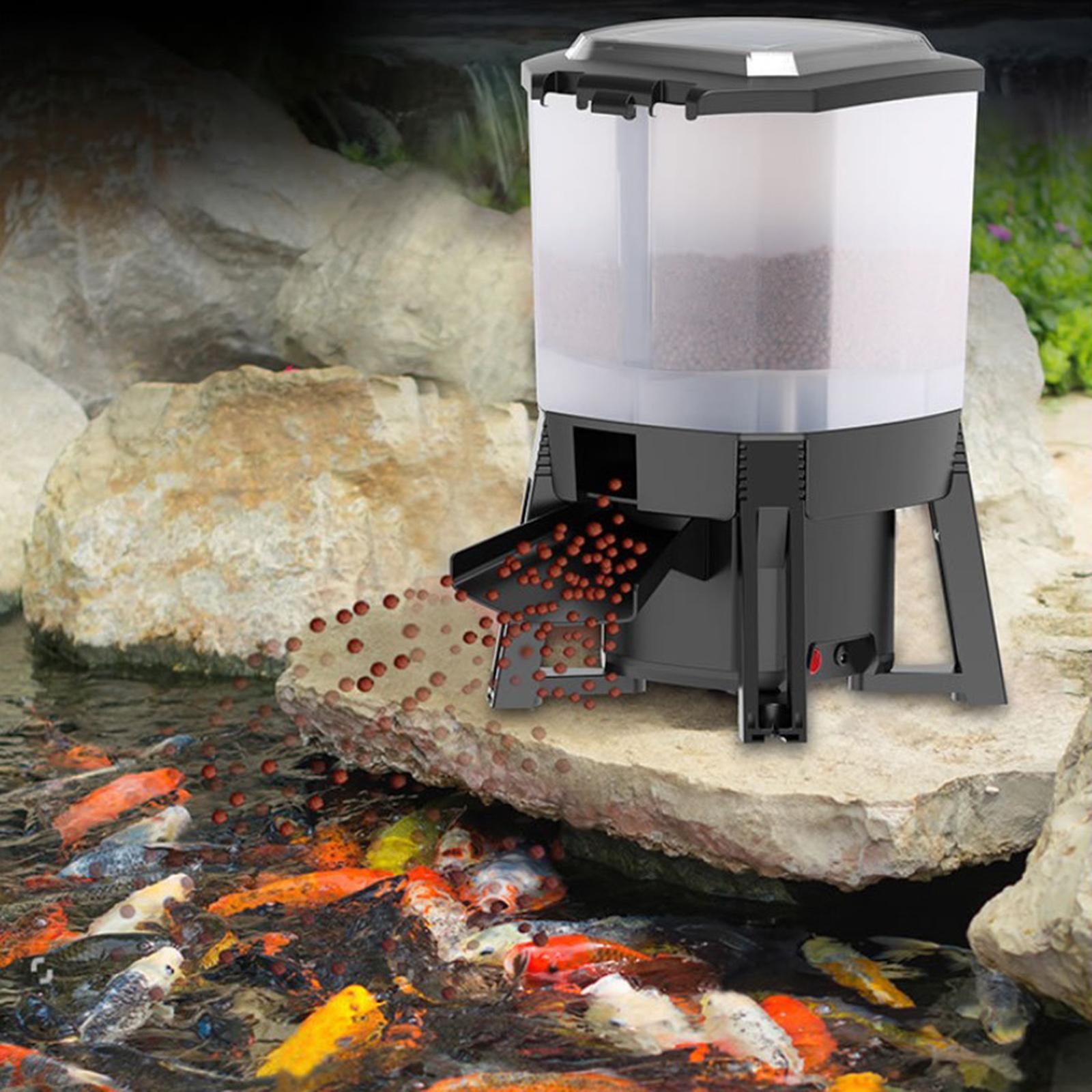 6L調整可能なソーラー自動水槽フィーダータイマー魚池デジタル - Aquarium Fish Feeder Automatic のレビューと価格