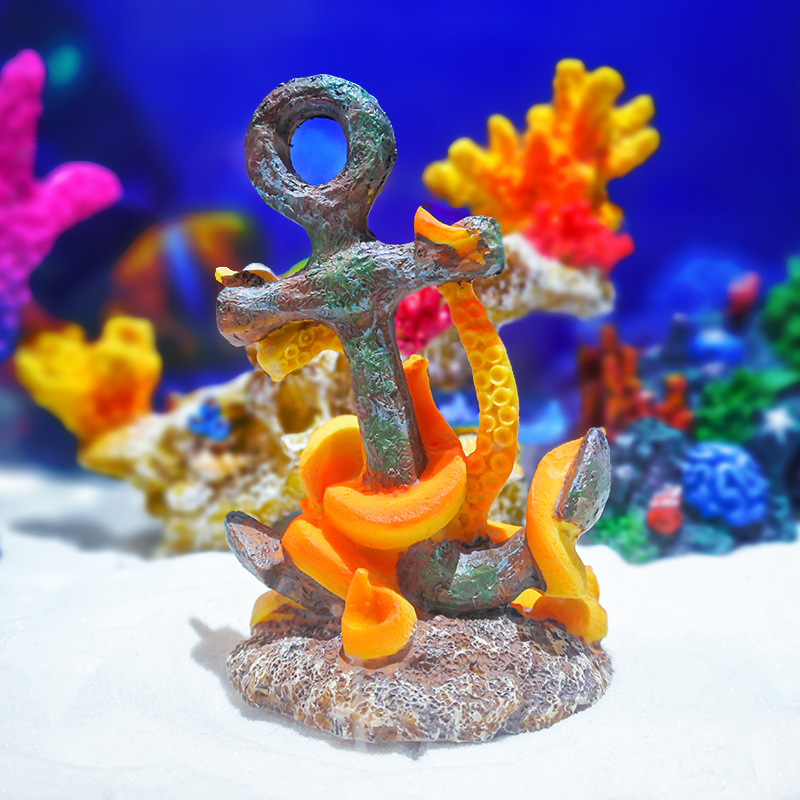 レトロな樹脂製風景飾り、タコとウミガメが描かれた海の怪物テー - Aquarium Fish Monster のレビューと価格