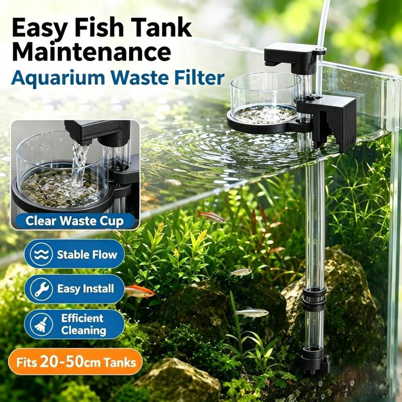取り外し可能なエアリフト水槽魚糞コレクターうんちクリーナー水 - Aquael Filter Fzn のレビューと価格