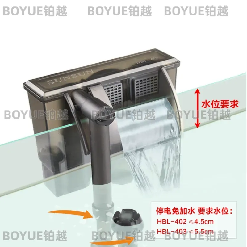 壁掛け式水槽フィルター 3 in 1 静音滝型ポンプ 小型水 - Powerhead Circulation Pump のレビューと価格