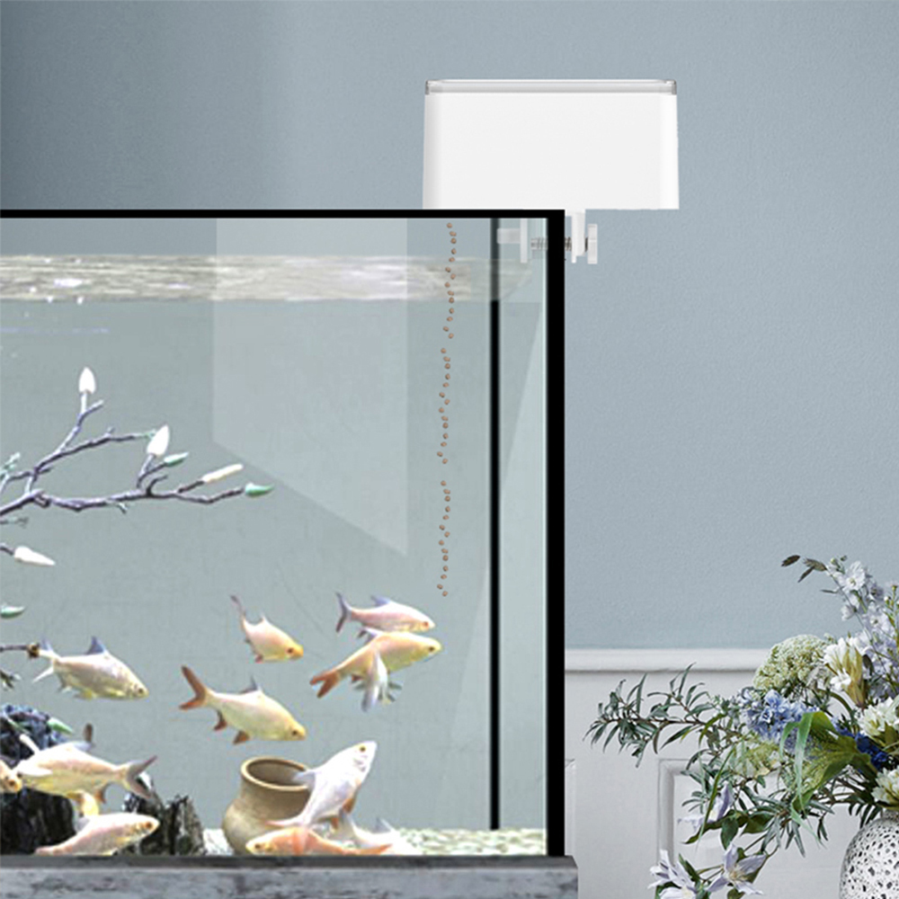 小魚自動給餌器スマート魚の餌箱タイミング定量水槽アクセサリー - Aquarium Fish Feeder Automatic のレビューと価格