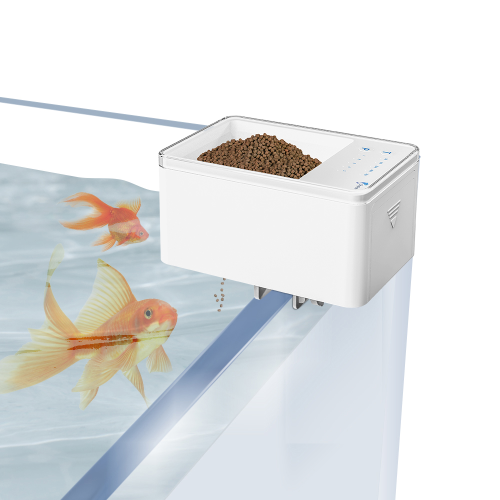 小魚自動給餌器スマート魚の餌箱タイミング定量水槽アクセサリー - Aquarium Fish Feeder Automatic のレビューと価格