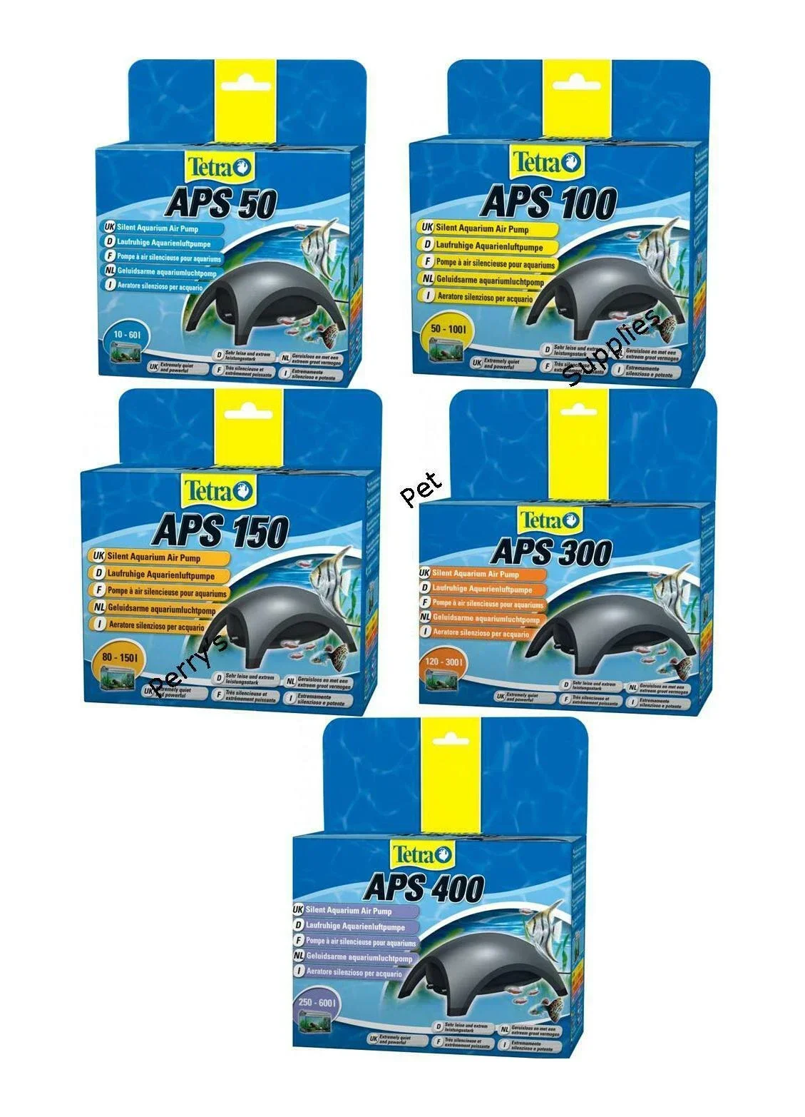 Tetra APS エアポンプ 50 100 150 300 - Tetra Fish In Aquarium のレビューと価格