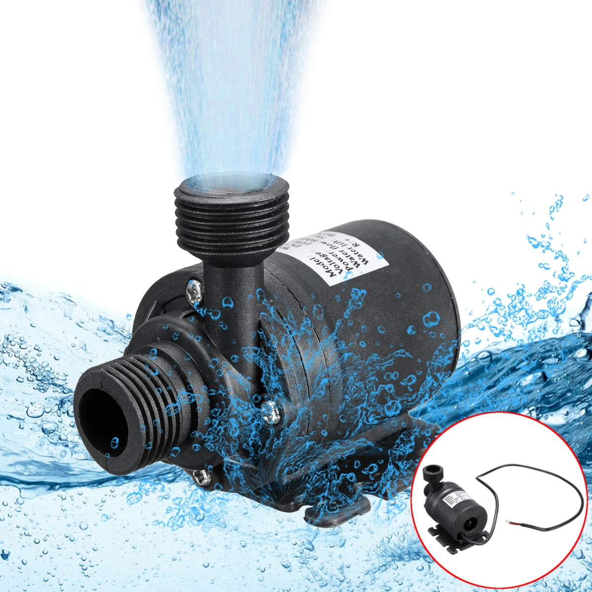 12V DC 水中ウォーターポンプ 800L/H 5 メート - Powerhead Circulation Pump のレビューと価格