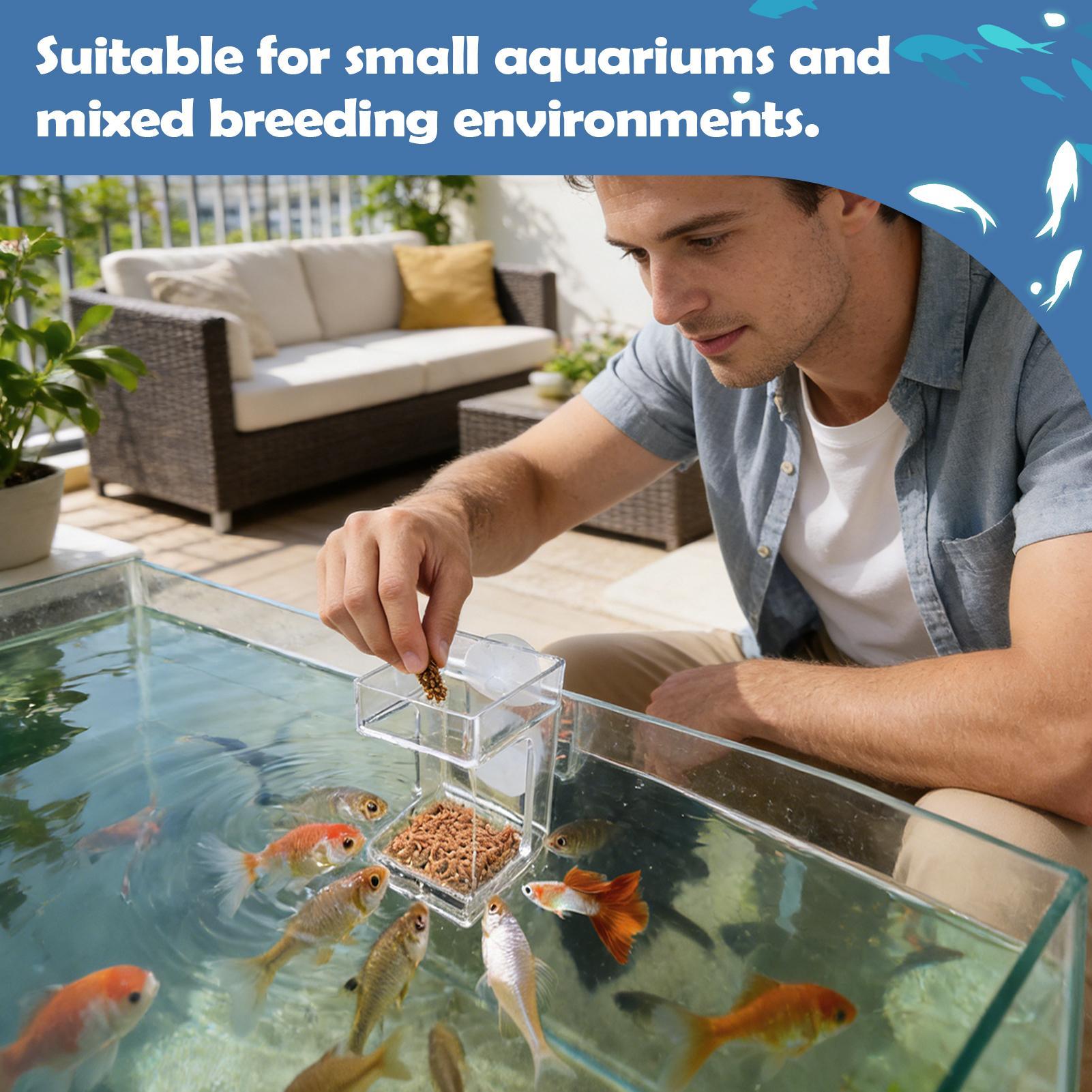 水族館フィーダー吸盤水族館フィーダートレイ水槽フードトレイカ - Tetra Fish In Aquarium のレビューと価格