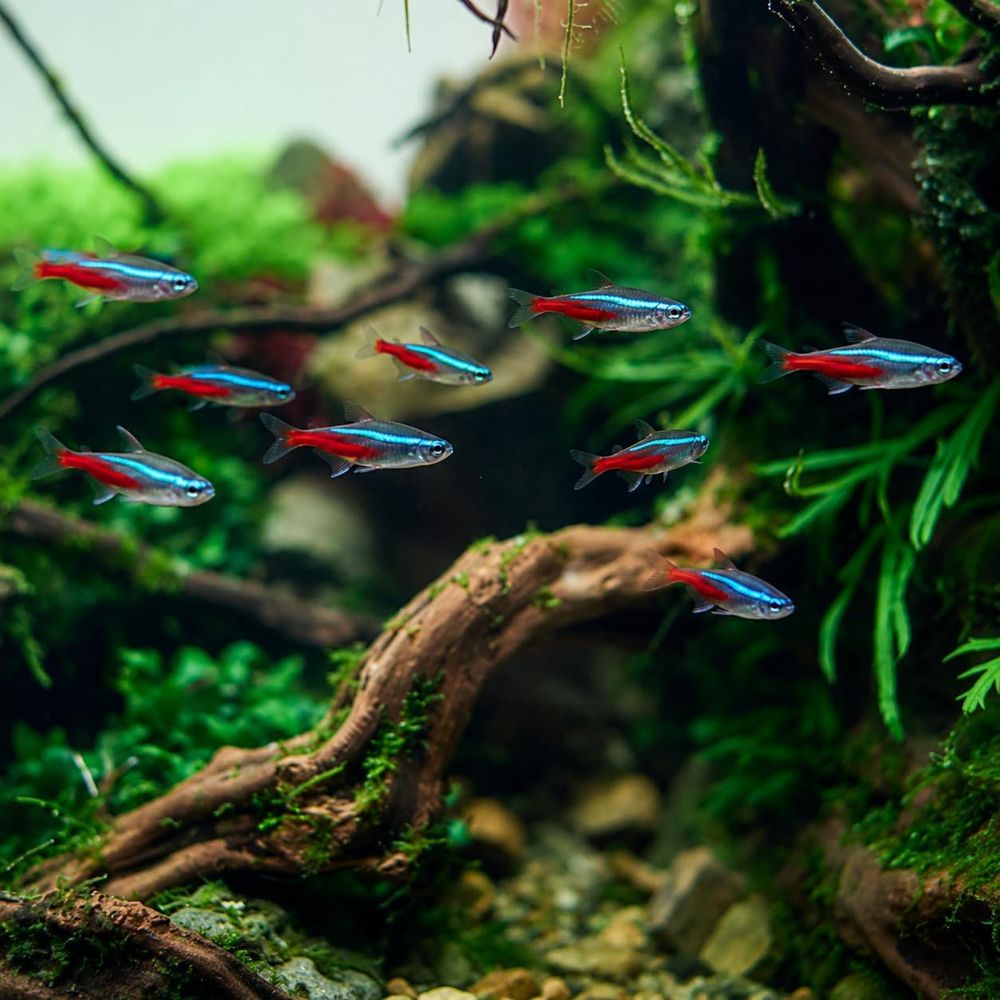 淡水ネオンテトラ（サイズ：1.5～2cm）水槽用 - Tetra Fish In Aquarium のレビューと価格