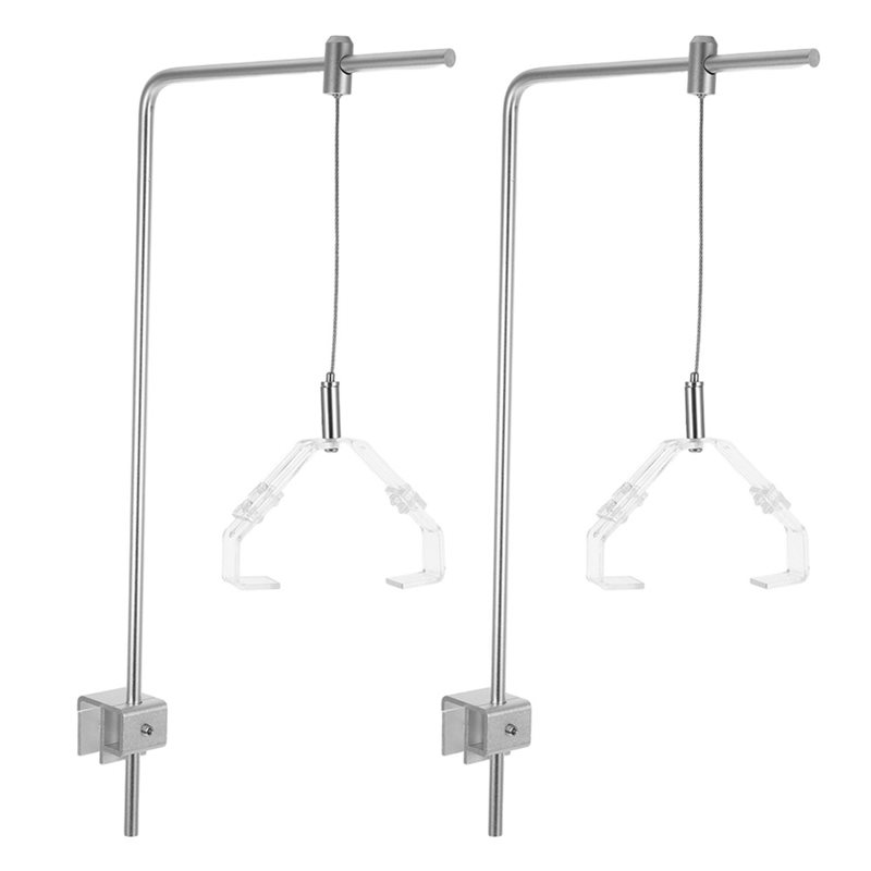 AB41-2個入り水槽ライトラックアルミブラケットクリップ付 - Aquarium Fish Lamp のレビューと価格