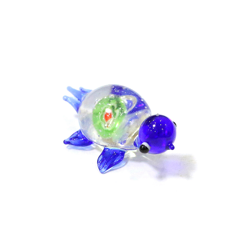 手作りミニガラスカメフィギュア 可愛い微小海洋動物スタチュー - Aquarium Fish Japan のレビューと価格