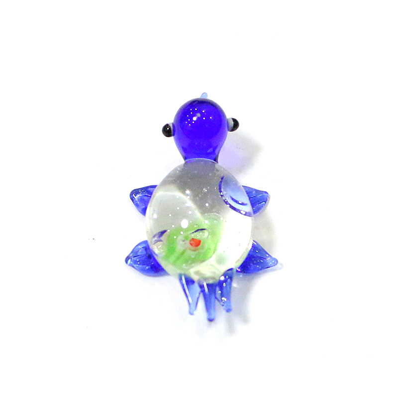 手作りミニガラスカメフィギュア 可愛い微小海洋動物スタチュー - Aquarium Fish Japan のレビューと価格