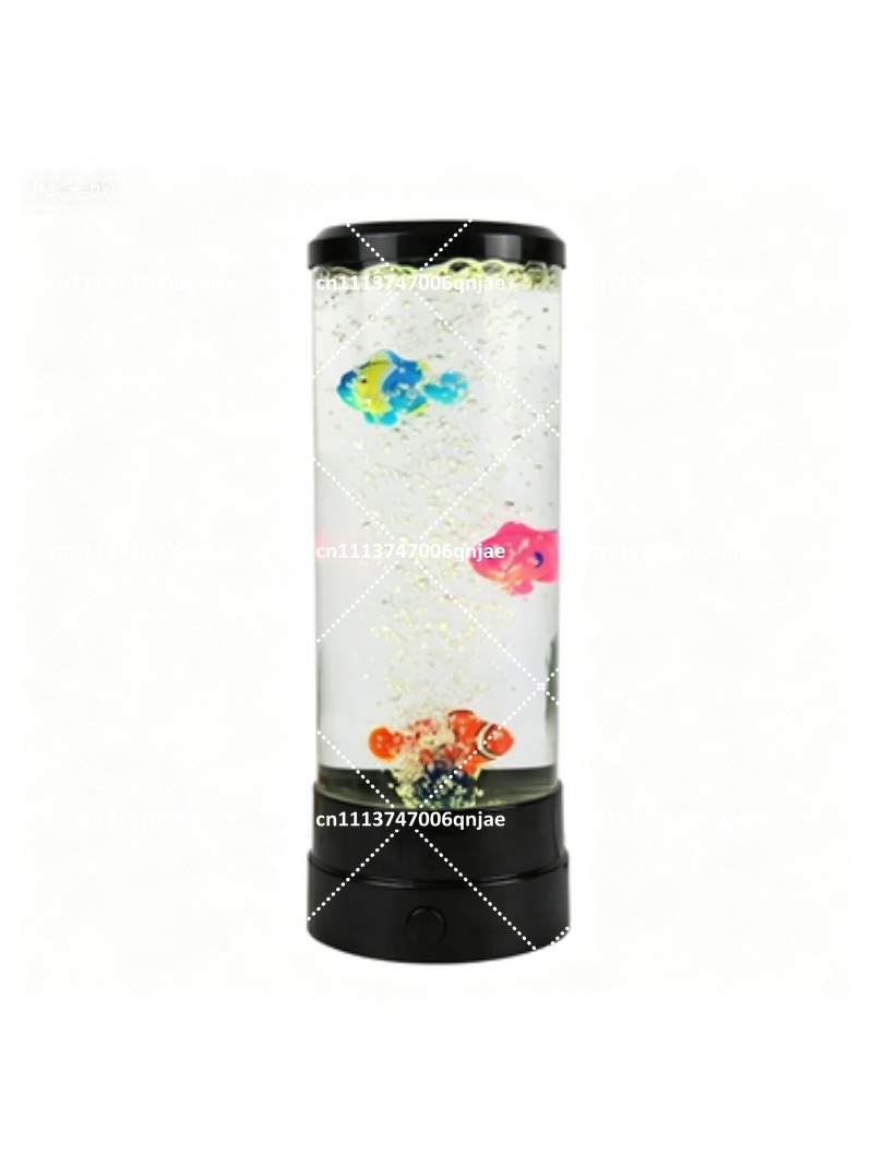 シミュレーションLED電子魚タンク水槽、色が変わるバブルフィ - Aquarium Fish Lamp のレビューと価格