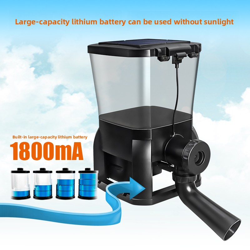ジェバオソーラー鯉池屋外魚池大型水槽自動給餌器魚給餌機カスタ - Aquarium Fish Feeder Automatic のレビューと価格