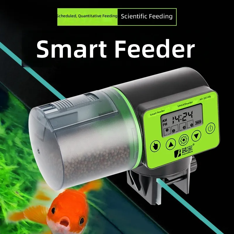 水槽用自動給餌器 インテリジェントタイミング水槽自動給餌器  - Aquarium Fish Feeder Automatic のレビューと価格