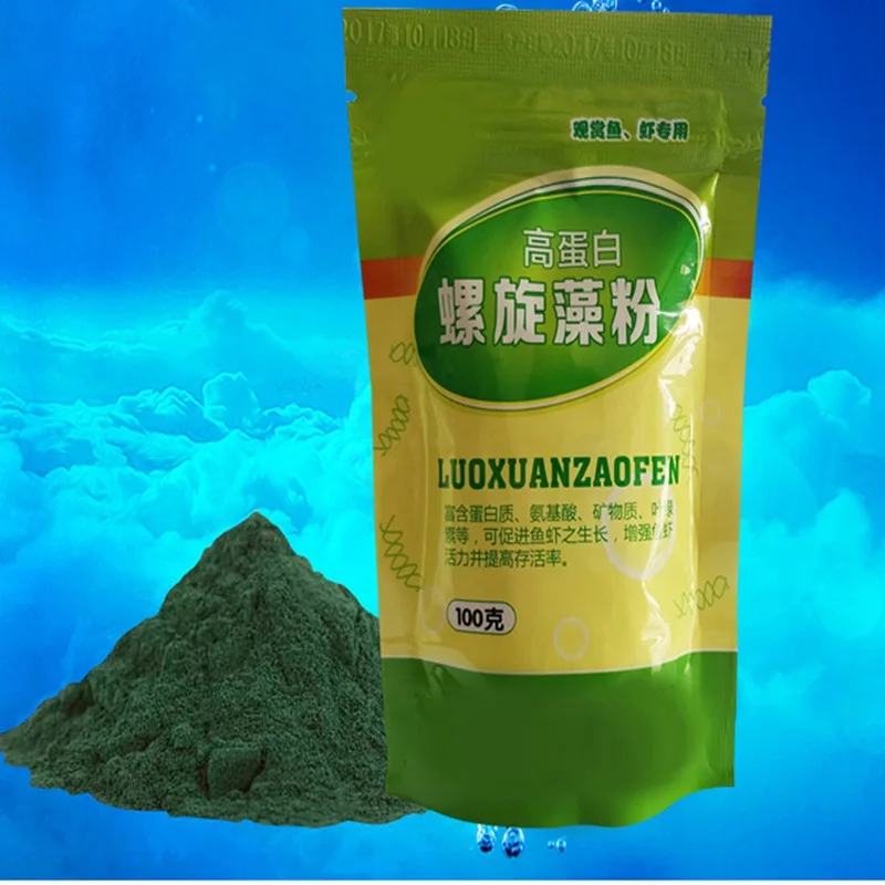 スピルリナパウダーボトル、健康的な海洋栄養魚、装飾用エビ、オ - Fish Food Flake のレビューと価格