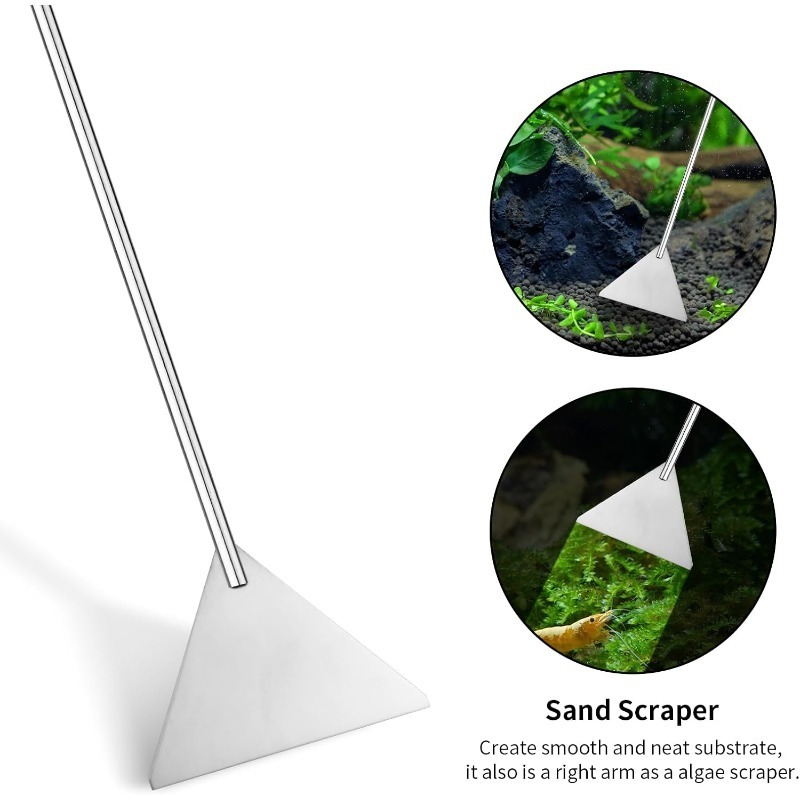 水槽キット、テラリウム用品には、テラリウムツール用の長いピン - Algae Scraper Blade のレビューと価格